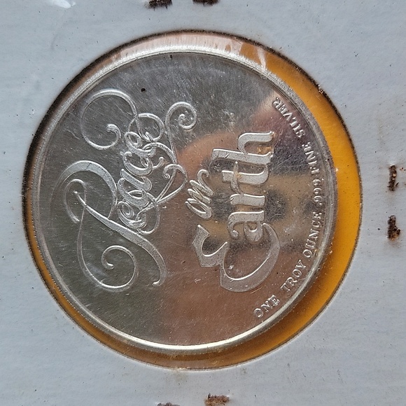 1996 Merry Christmas Silver Round - Picture 2 of 3
